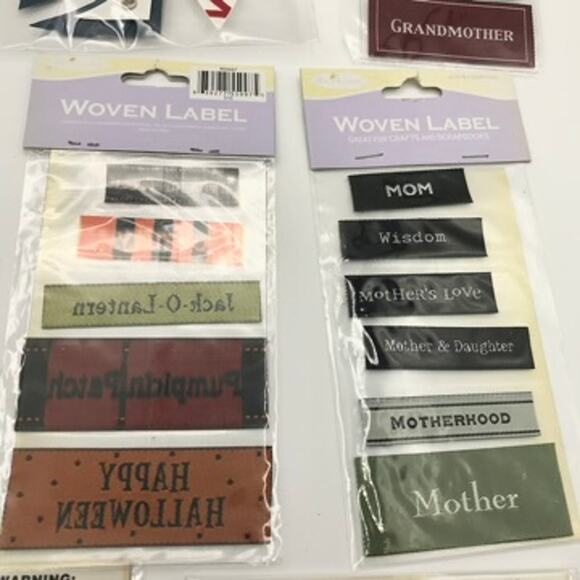 Set of 16 Miss Elizabeth's Handmade & Crystal Stickers Scrap Booking Packets - Picture 9 of 16